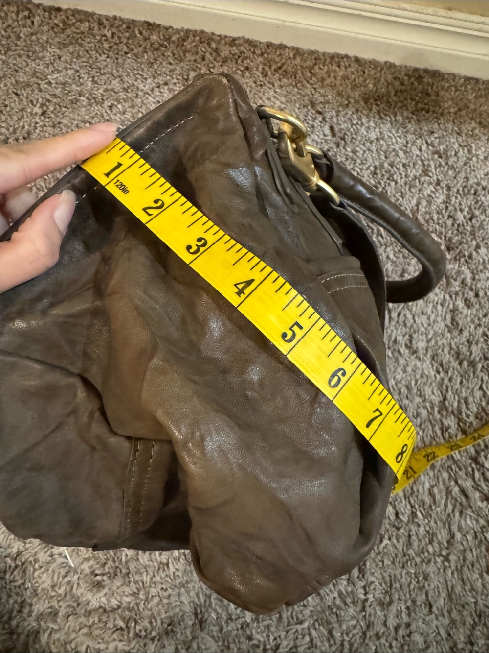 Givenchy Distressed Leather Pandora Bag with Gold Hardware - Picture 6 of 10